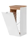 Szafka łazienkowa wisząca Comad Capri 35 cm biały połysk CAPRI WHITE 811B FSC