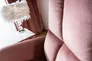Fotel Rozkładany Neptun Velvet Bluvel 52 Róż Antyczny