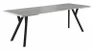 Stół Merlin 90(240)X90 Czarny / Efekt Betonu