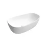Umywalka nablatowa Meissen Keramik Kontra 60x40 cm asymetryczna biały mat K682-010