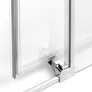 Drzwi prysznicowe New Trendy Prime 110x200 wnękowe chrom prawe D-0301A