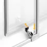 Drzwi prysznicowe New Trendy Prime 110x200 wnękowe chrom lewe D-0300A