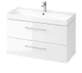 Szafka łazienkowa pod umywalkę Cersanit Larga 100 cm biały połysk S932-076