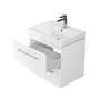 Szafka łazienkowa pod umywalkę Cersanit Larga 60 cm biały połysk S932-070