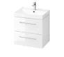 Szafka łazienkowa pod umywalkę Cersanit Larga 60 cm biały połysk S932-070
