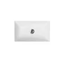 Umywalka nablatowa Cersanit Inverto 60x35 cm prostokątna biały połysk K671-008