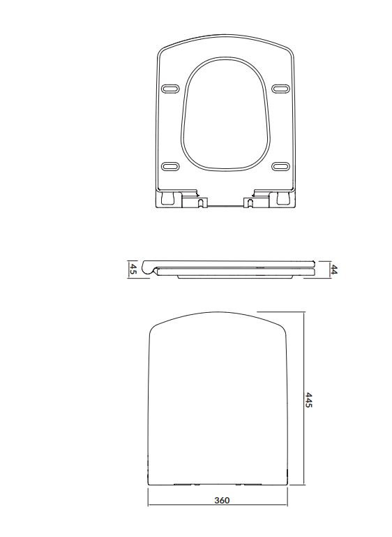 Deska WC Cersanit Easy wolnoopadająca duroplast K98-0089