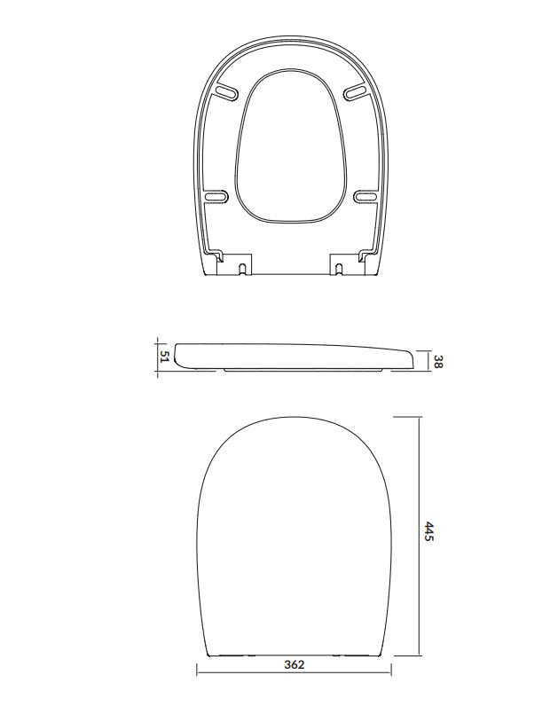Deska WC Cersanit Arteco wolnoopadająca duroplast K667-001