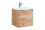 Szafka łazienkowa pod umywalkę Comad Capri 60 cm jasne drewno CAPRI OAK 820A FSC