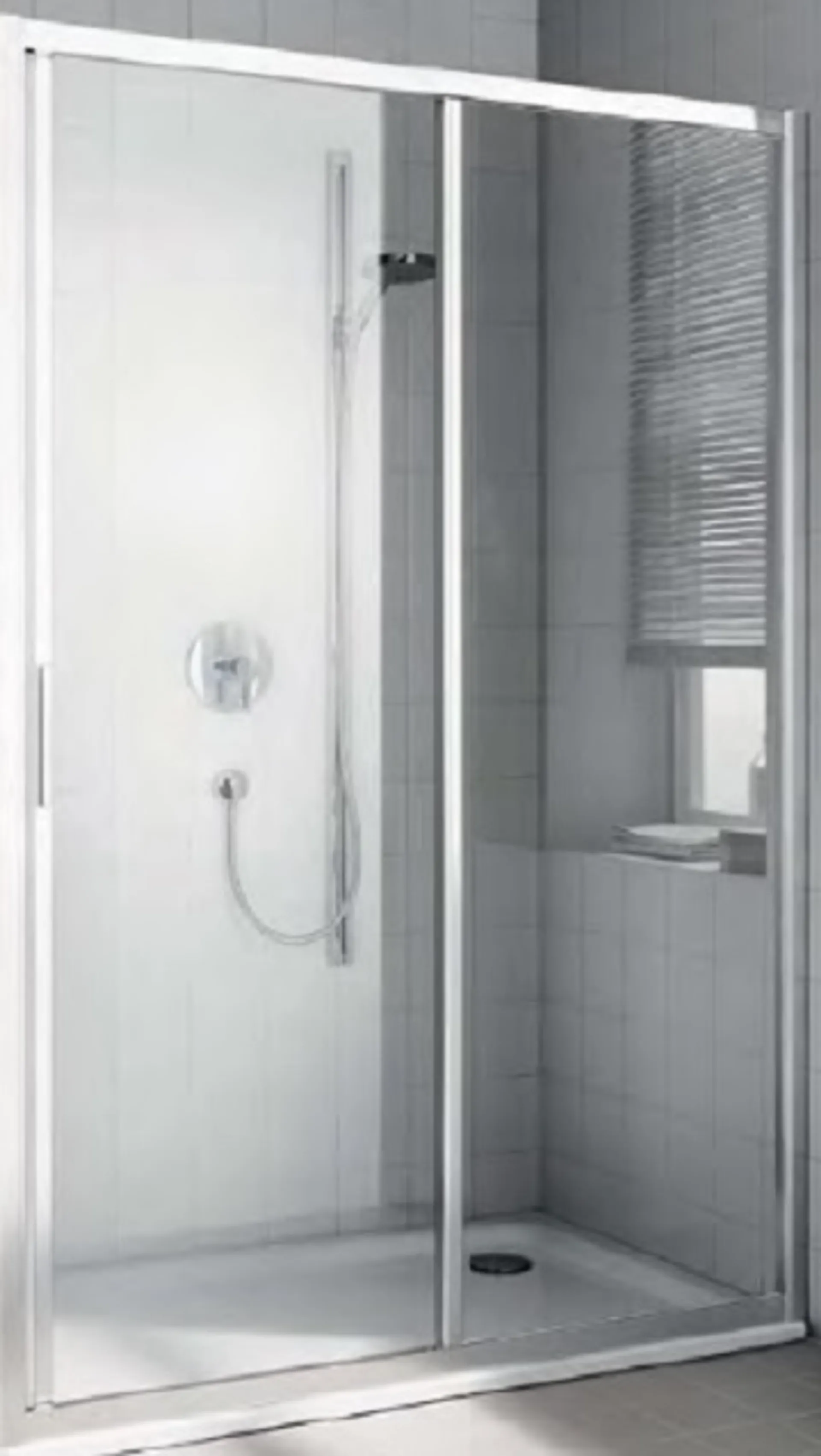 Drzwi prysznicowe Kermi Cada XS 145X200 prawe chrom transparentne CKG2R14520VPK