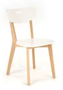 Krzesło Niko 1 201 Buk / 107 Białe