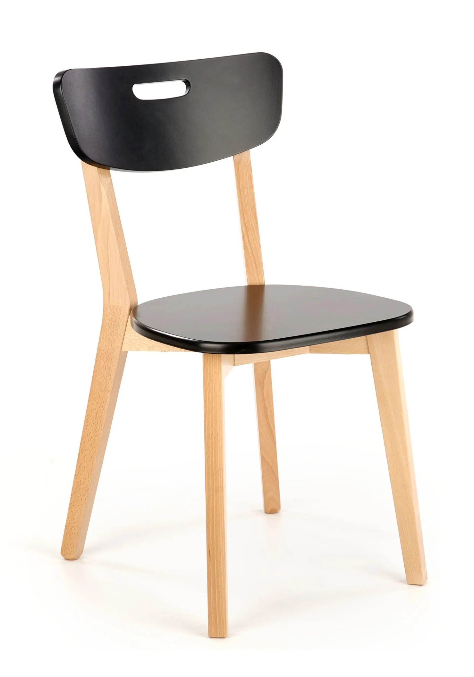 Krzesło Niko 1 201 Buk / 134 Czarne