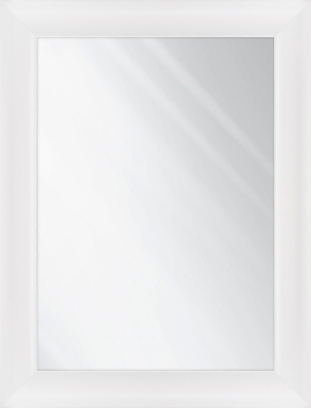 Zdjęcia - Lusterko Komfort Lustro prostokątne 50x70 cm Malmo biały mat 