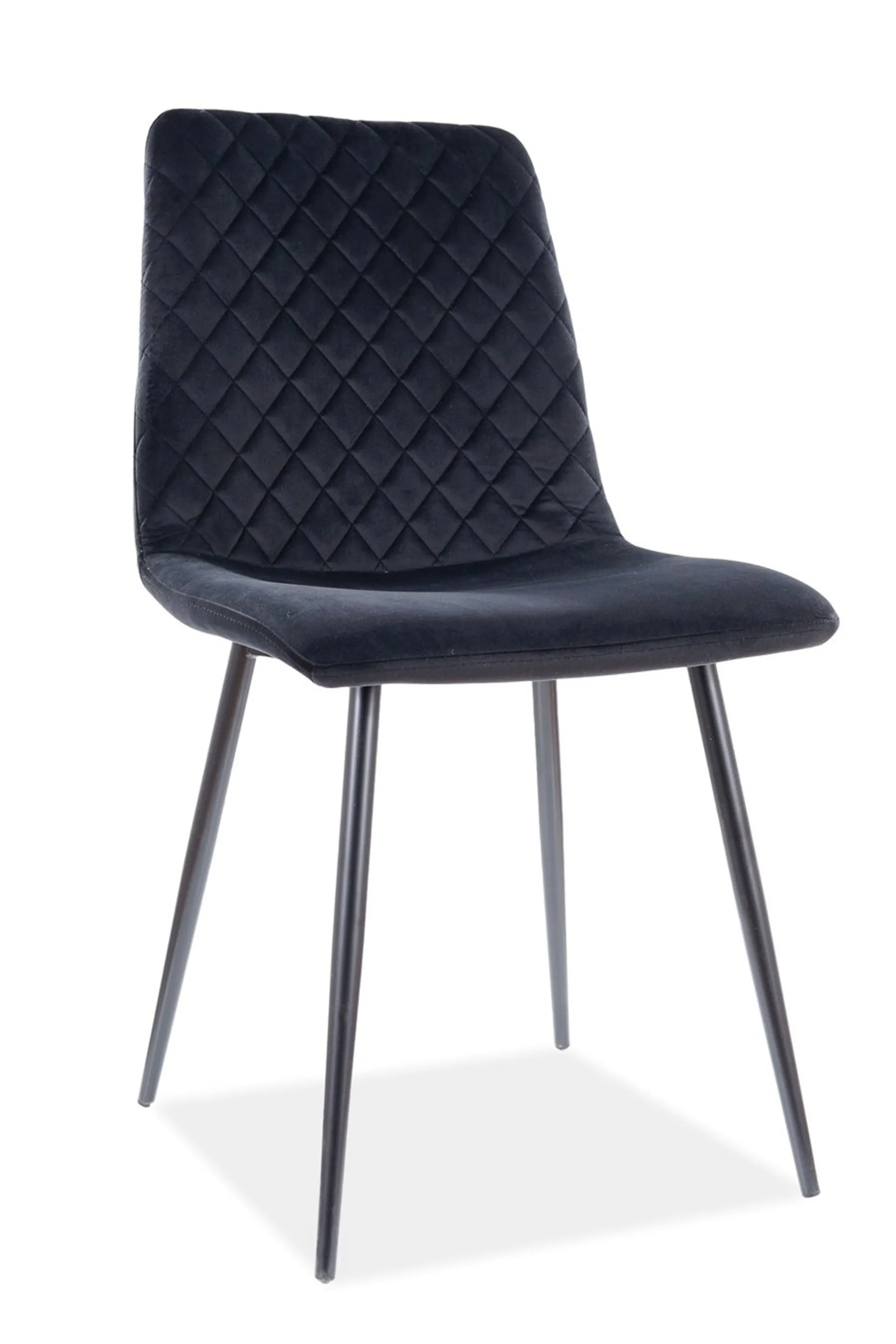 Krzesło Irys Velvet Czarne / Bluvel 19 Czarne