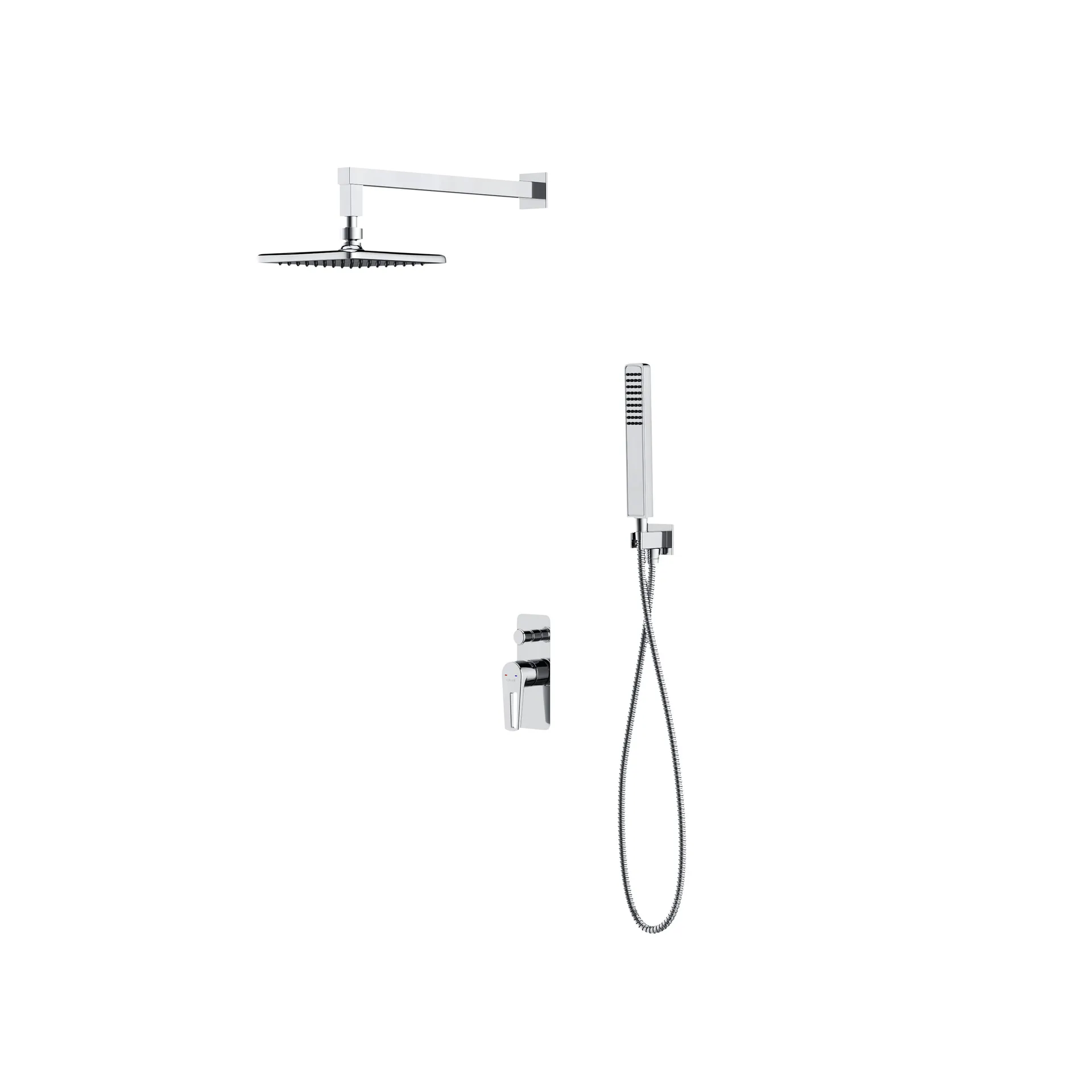 Zestaw prysznicowy podtynkowy Cersanit Mille chrom połysk S952-012