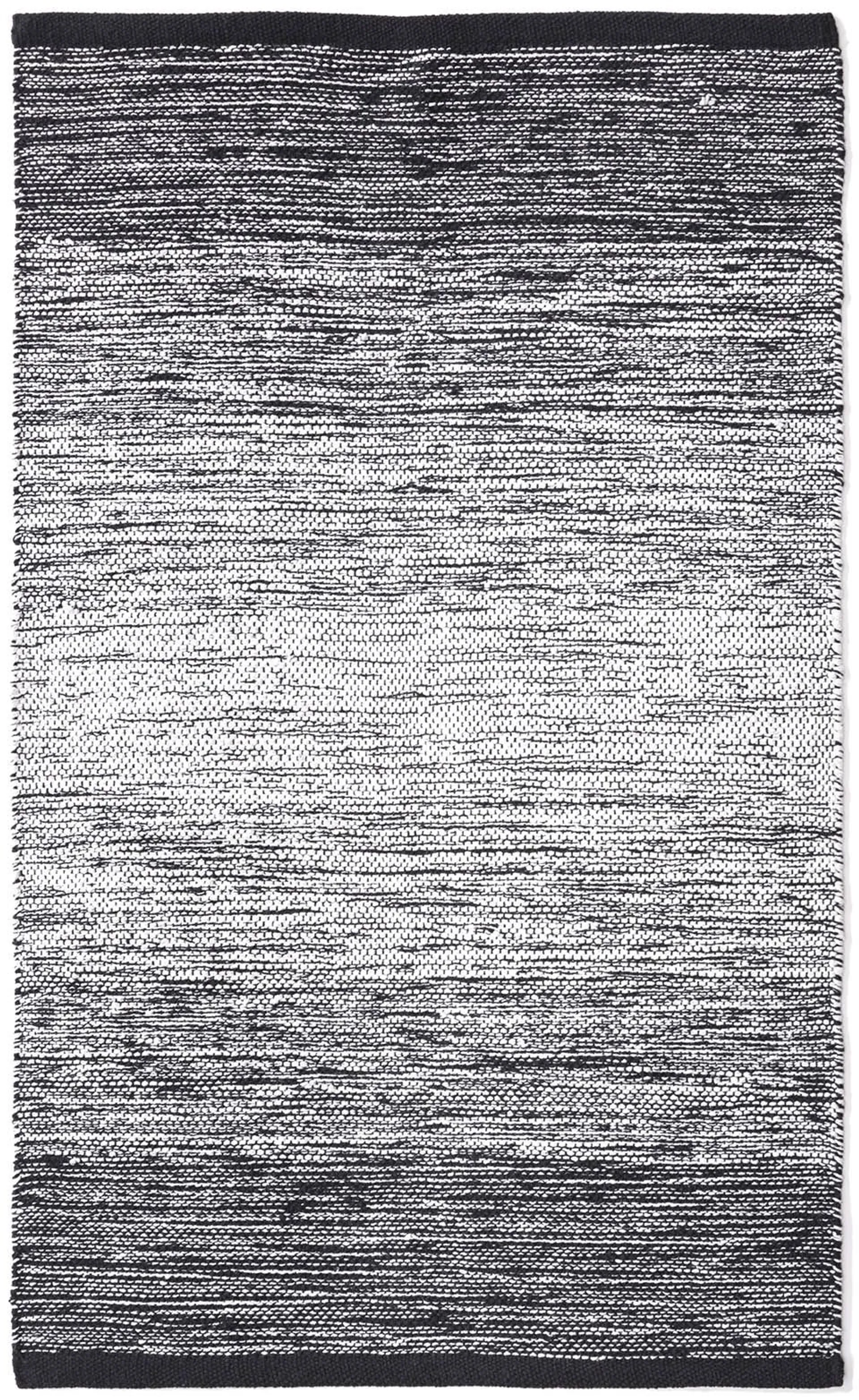 Dywanik dekoracyjny Gradation 60x90 cm czarny/biały