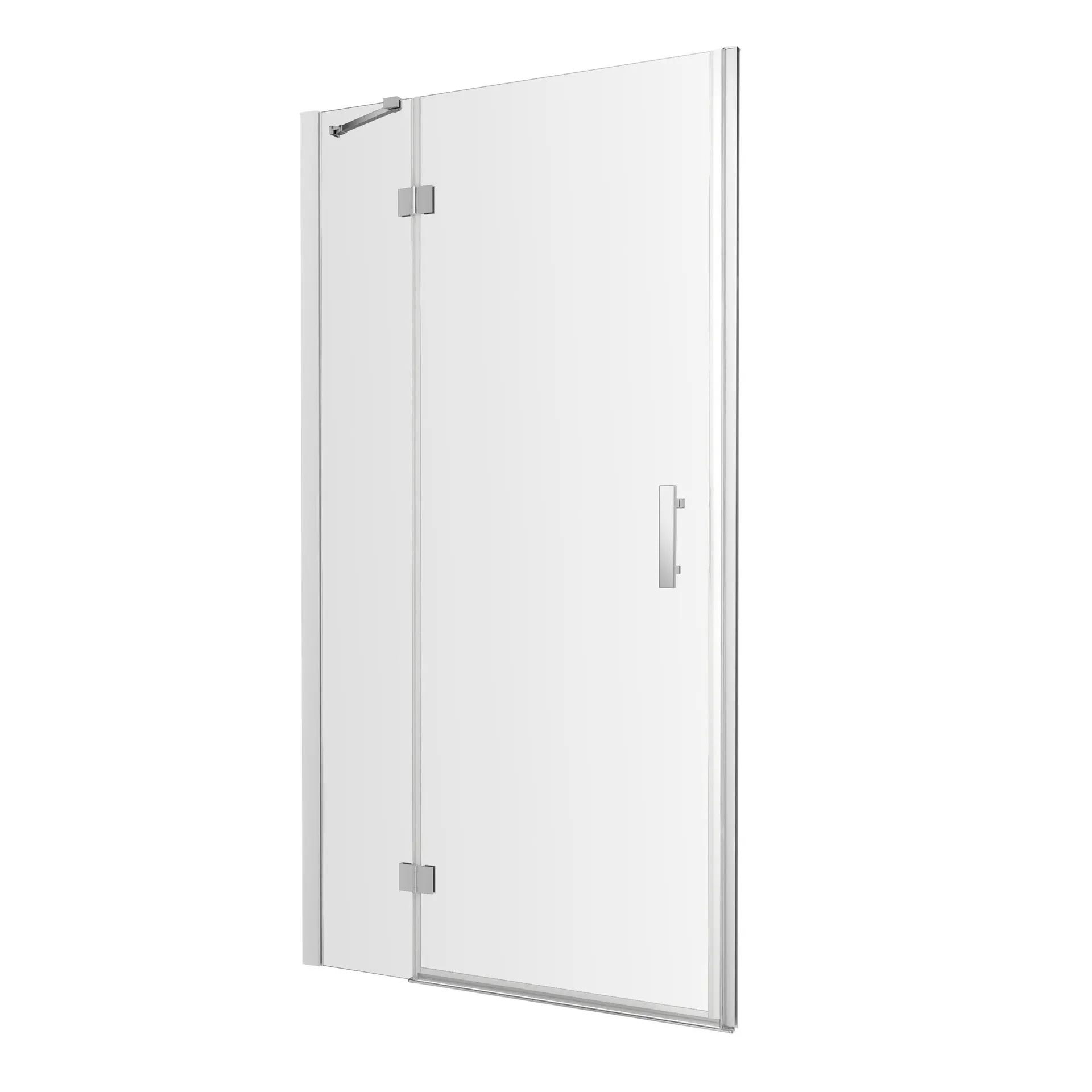 Drzwi prysznicowe Omnires Manhattan 100x195 chrom transparentne ADP10XLUX-TCRTR