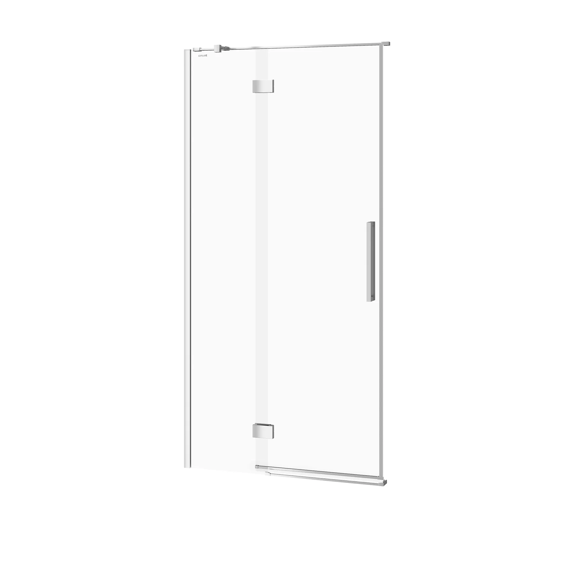 Drzwi prysznicowe Cersanit Crea 100X200 lewe chrom transparentne S159-001