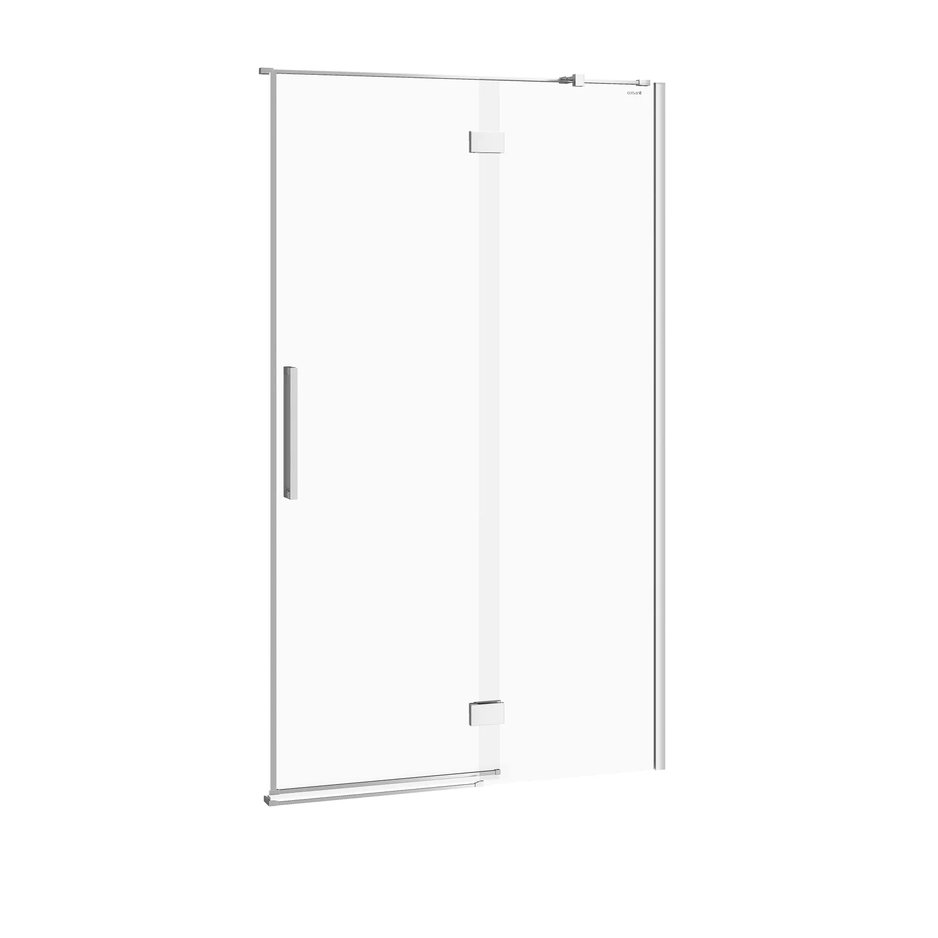 Drzwi prysznicowe Cersanit Crea 120X200 chrom transparentne S159-004