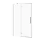 Drzwi prysznicowe Cersanit Crea 120X200 lewe chrom transparentne S159-003