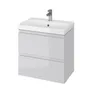 Szafka łazienkowa pod umywalkę Cersanit Moduo Slim 60 cm szary mat S590-003-DSM