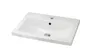 Umywalka meblowa Cersanit Como 60x45 cm prostokątna biały połysk K32-003-BOX