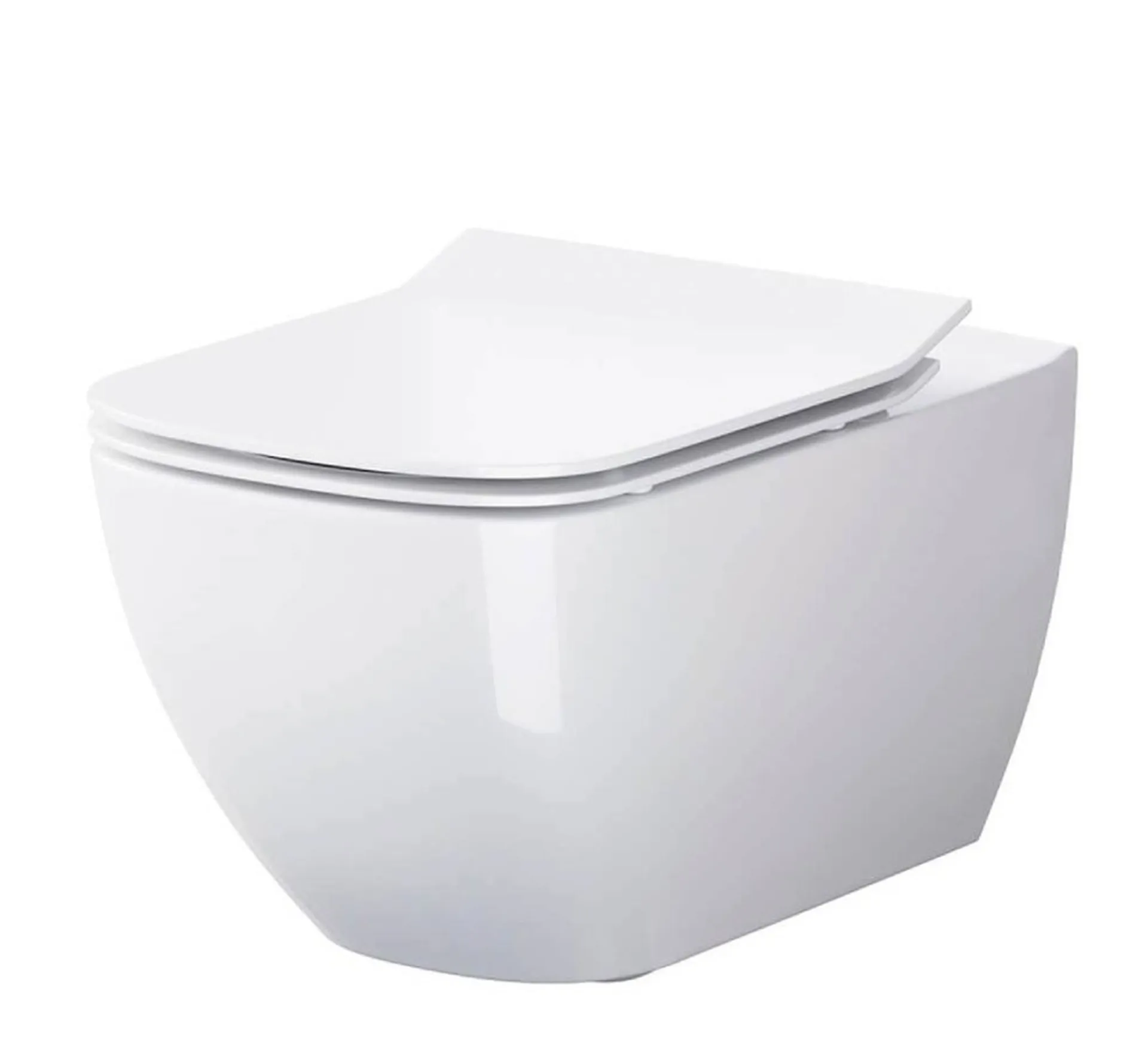 Miska WC wisząca Cersanit Virgo Cleanon z deską wolnoopadającą duroplast S701-427