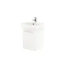 Szafka łazienkowa z umywalką Koło Nova Pro 50 cm biały połysk M39004000