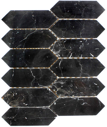Mozaika 30x26,2 Stone Czarna Midas