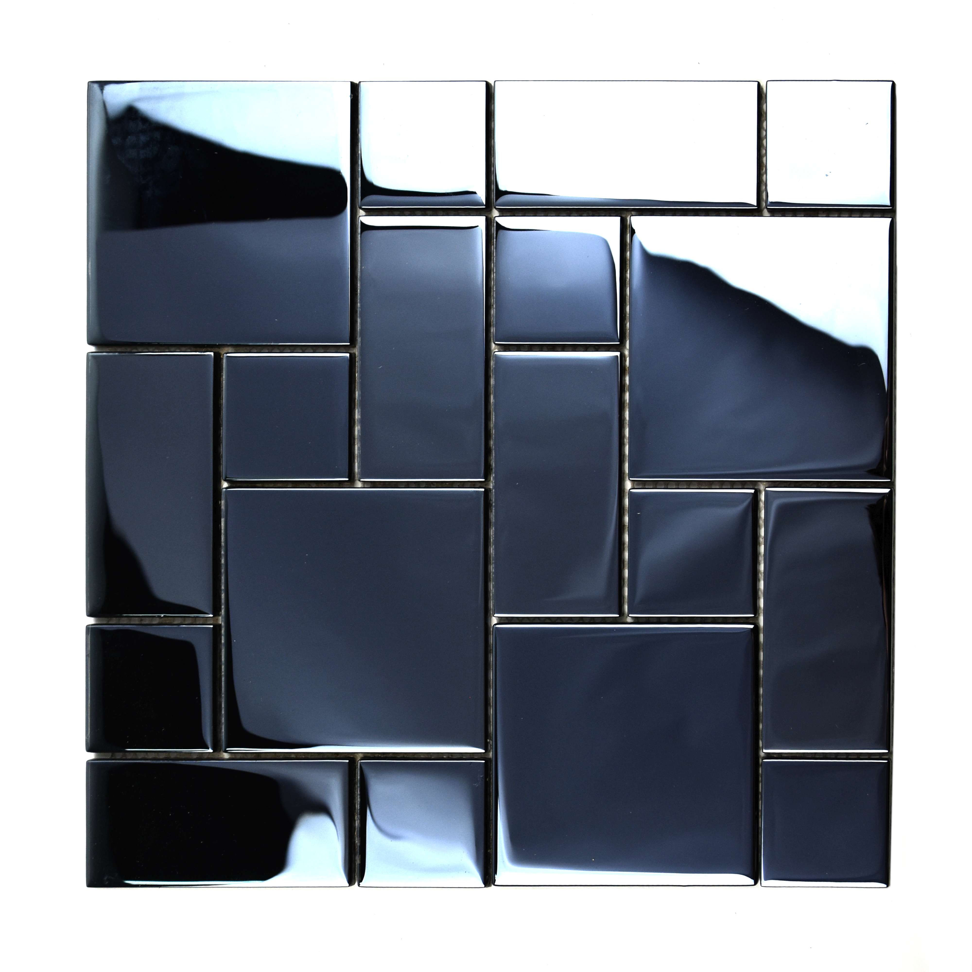 Mozaika 30X30 Glass Srebrna Midas