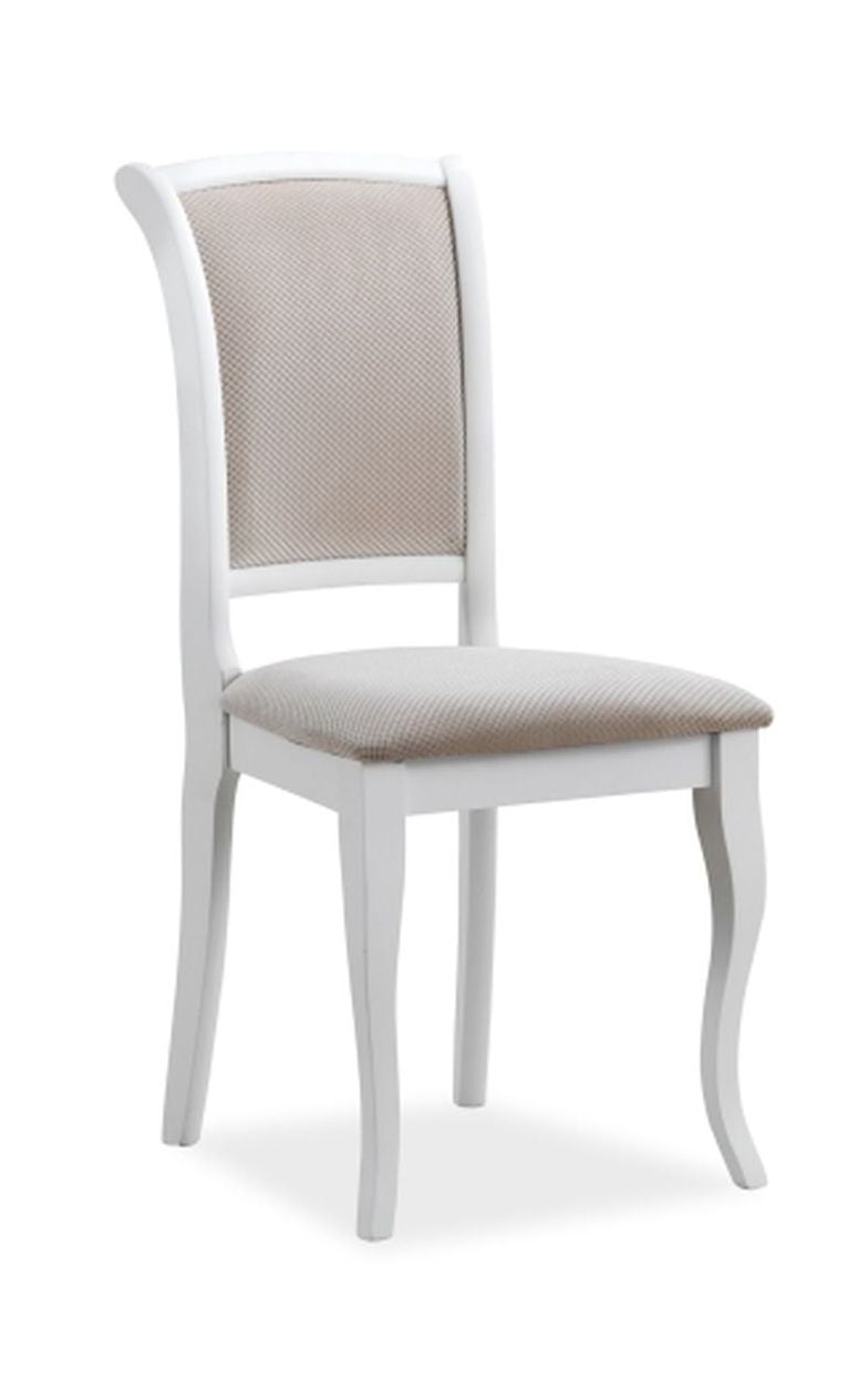 Krzesło Mn-Sc Białe / 132 Beżowe