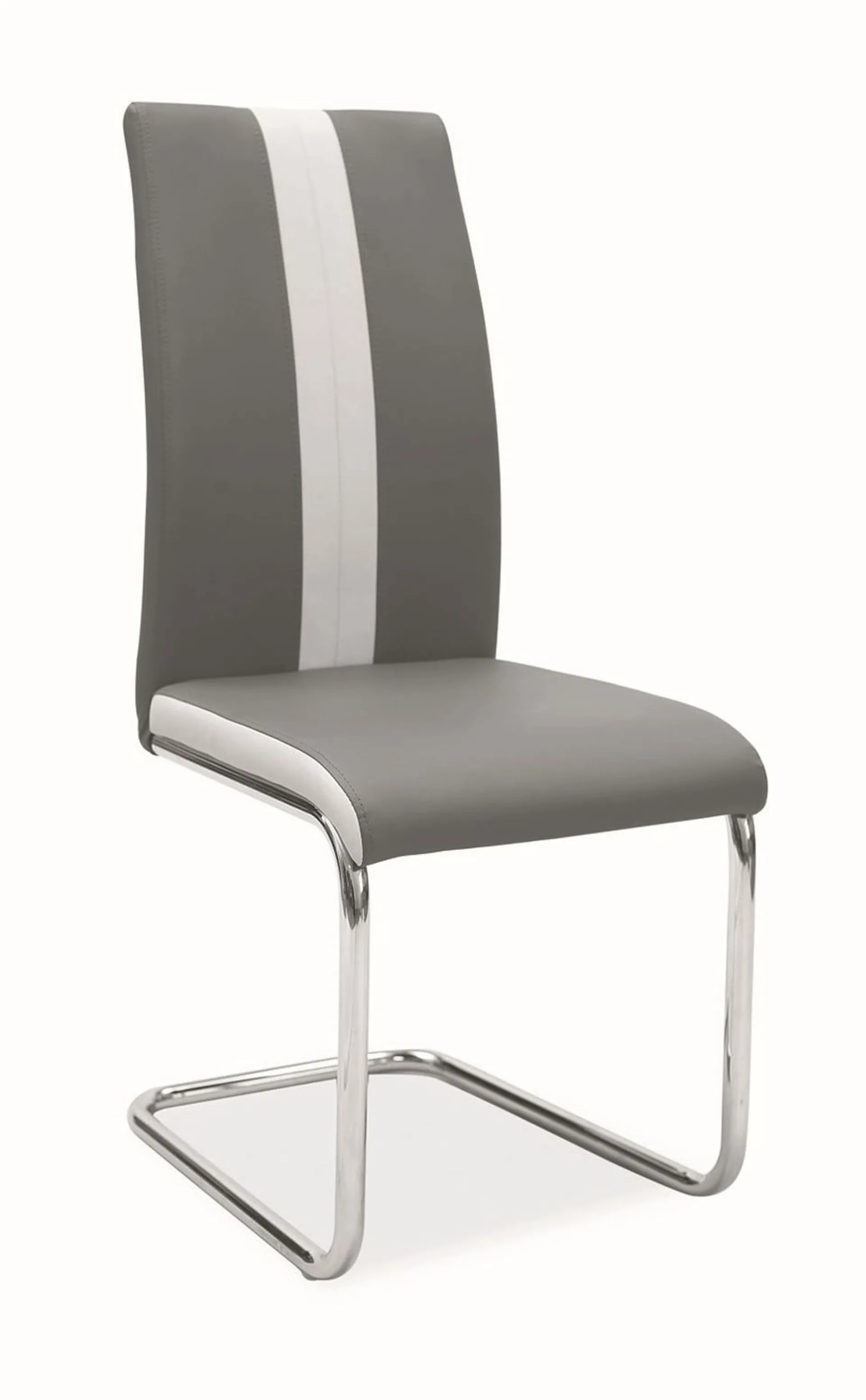 Krzesło H200 Chrom / Szare