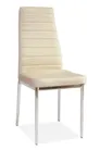 Krzesło H261 Chrom / Ekoskóra Kremowe