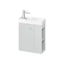 Szafka łazienkowa pod umywalkę Cersanit Larga 50 cm szary połysk S932-066-DSM
