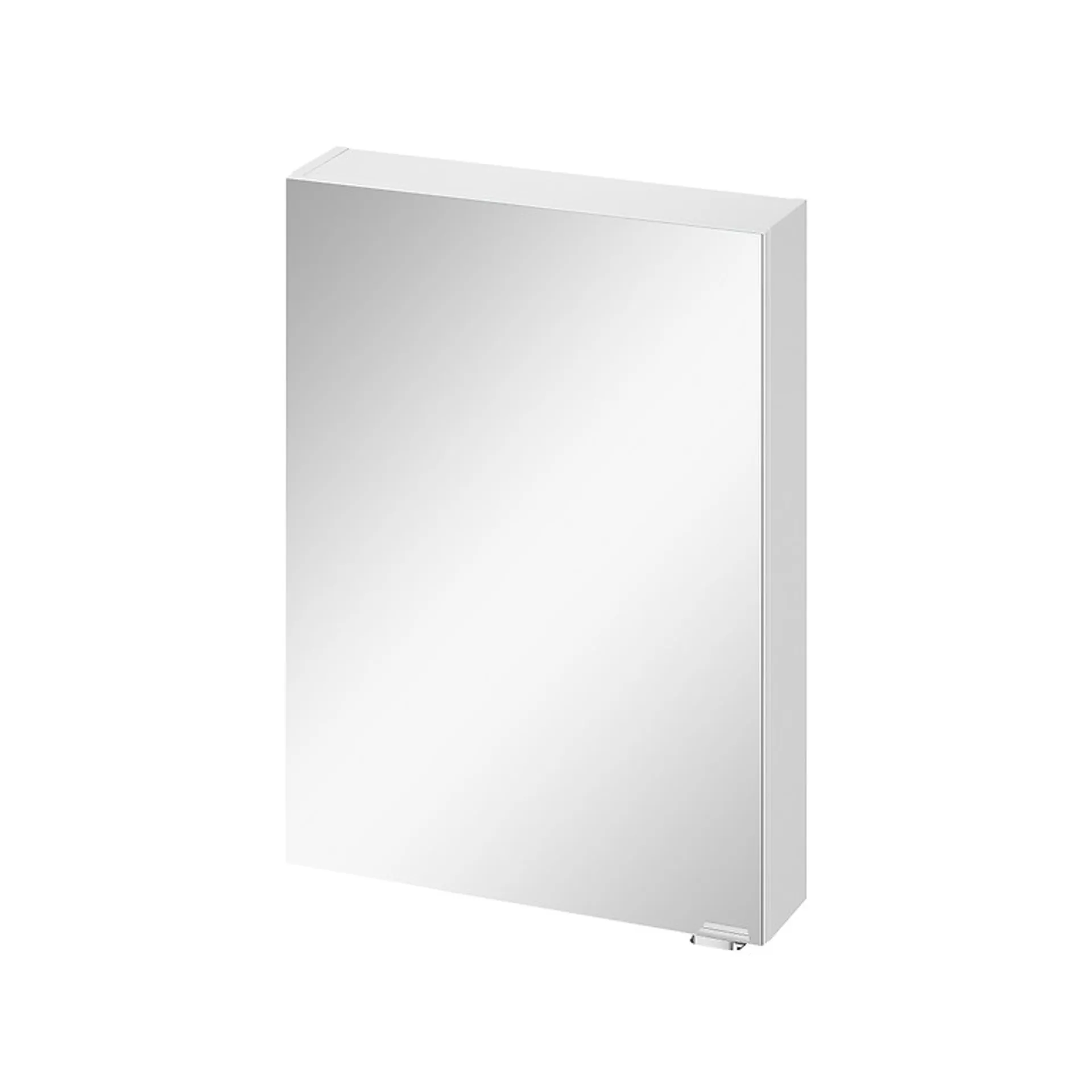 Szafka łazienkowa wisząca z lustrem Cersanit Larga 60 cm biały połysk S932-016
