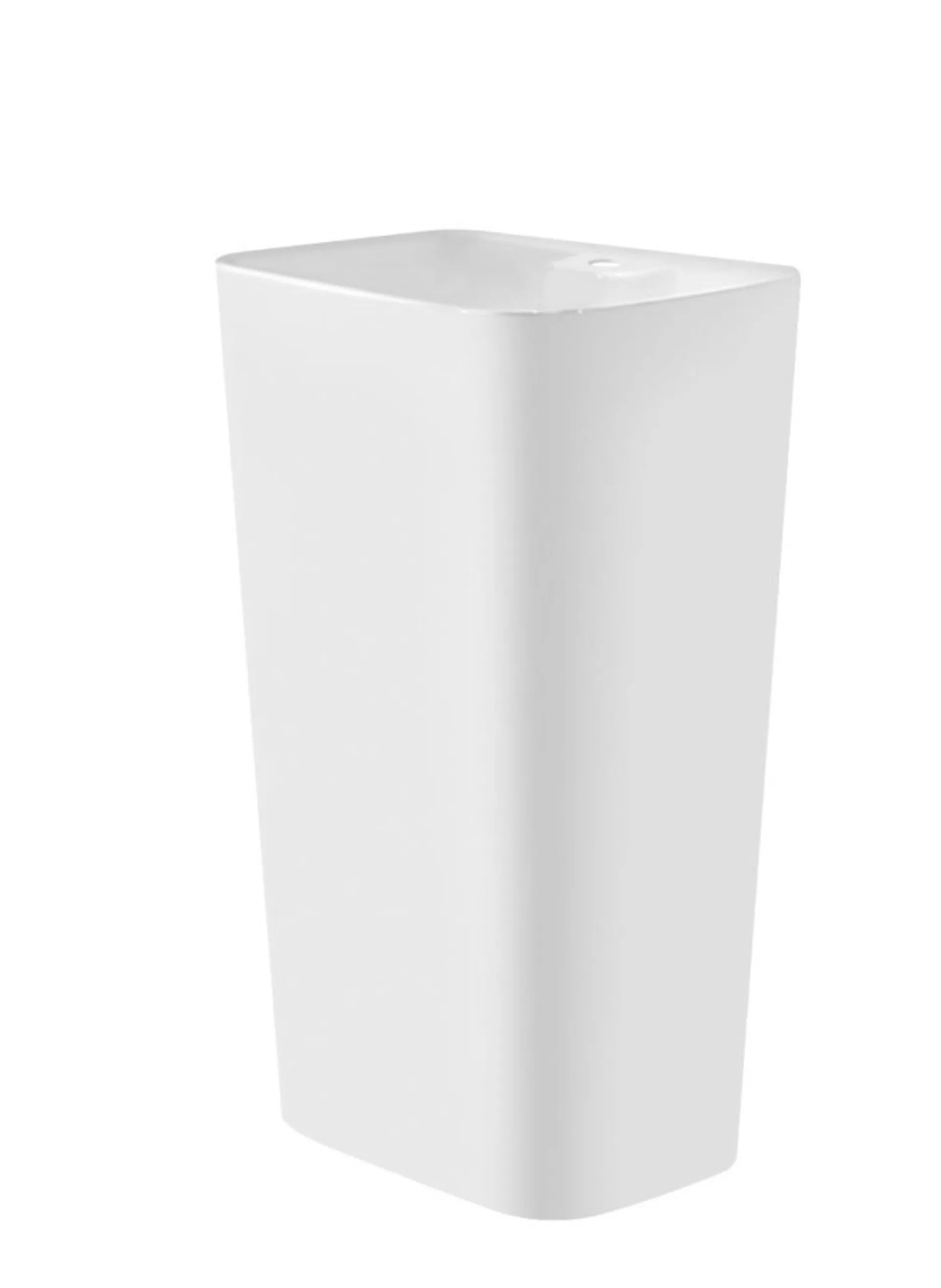 Umywalka wolnostojąca Domino Viva 50x39 cm prostokątna biały połysk 9412