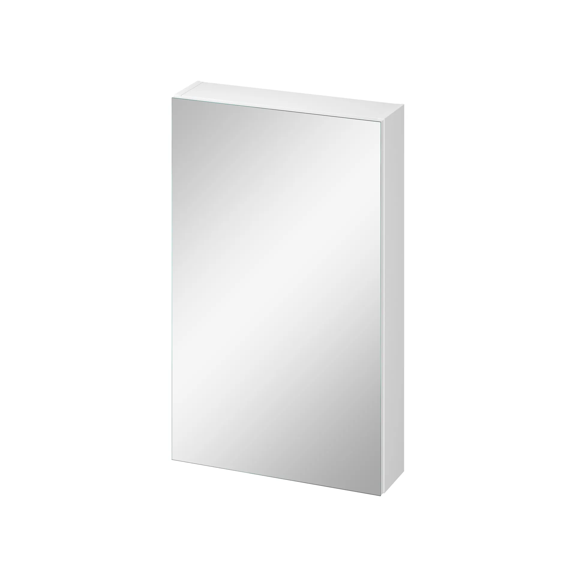 Szafka łazienkowa wisząca z lustrem Cersanit City 50 cm biały połysk S584-023-DSM