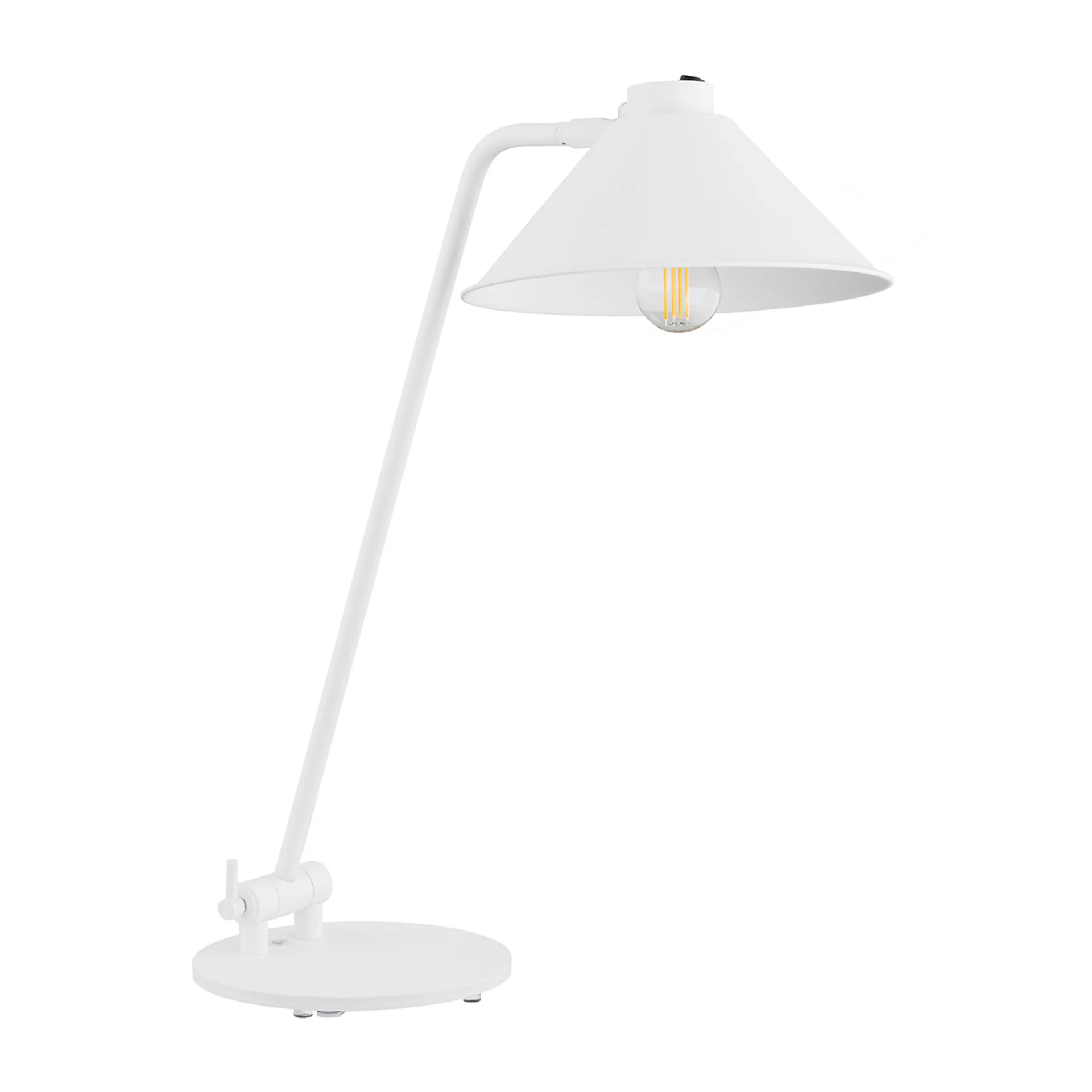 Lampa Biurkowa Gabian 4996 1Xe27 biała