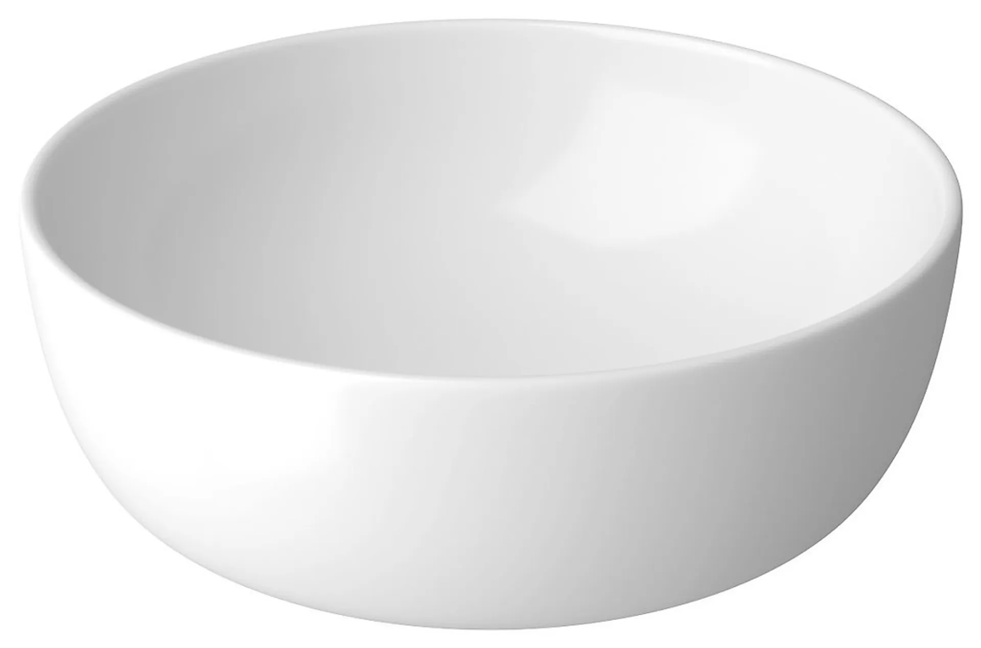 Umywalka nablatowa Cersanit Moduo 40 cm okrągła biały połysk K116-048