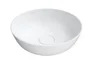 Umywalka nablatowa Omnires Silk M+ 40 cm okrągła biały mat SILKR400BM