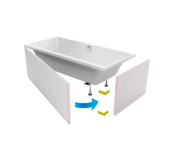 Фото - Панель для ванни / піддона Excellent Obudowa wanny prostokątnej 200x90 cm  Flex System podpł 