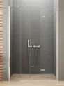 Drzwi prysznicowe New Trendy New Soleo 140x195 wnękowe chrom prawe D-0154A/D-0096B