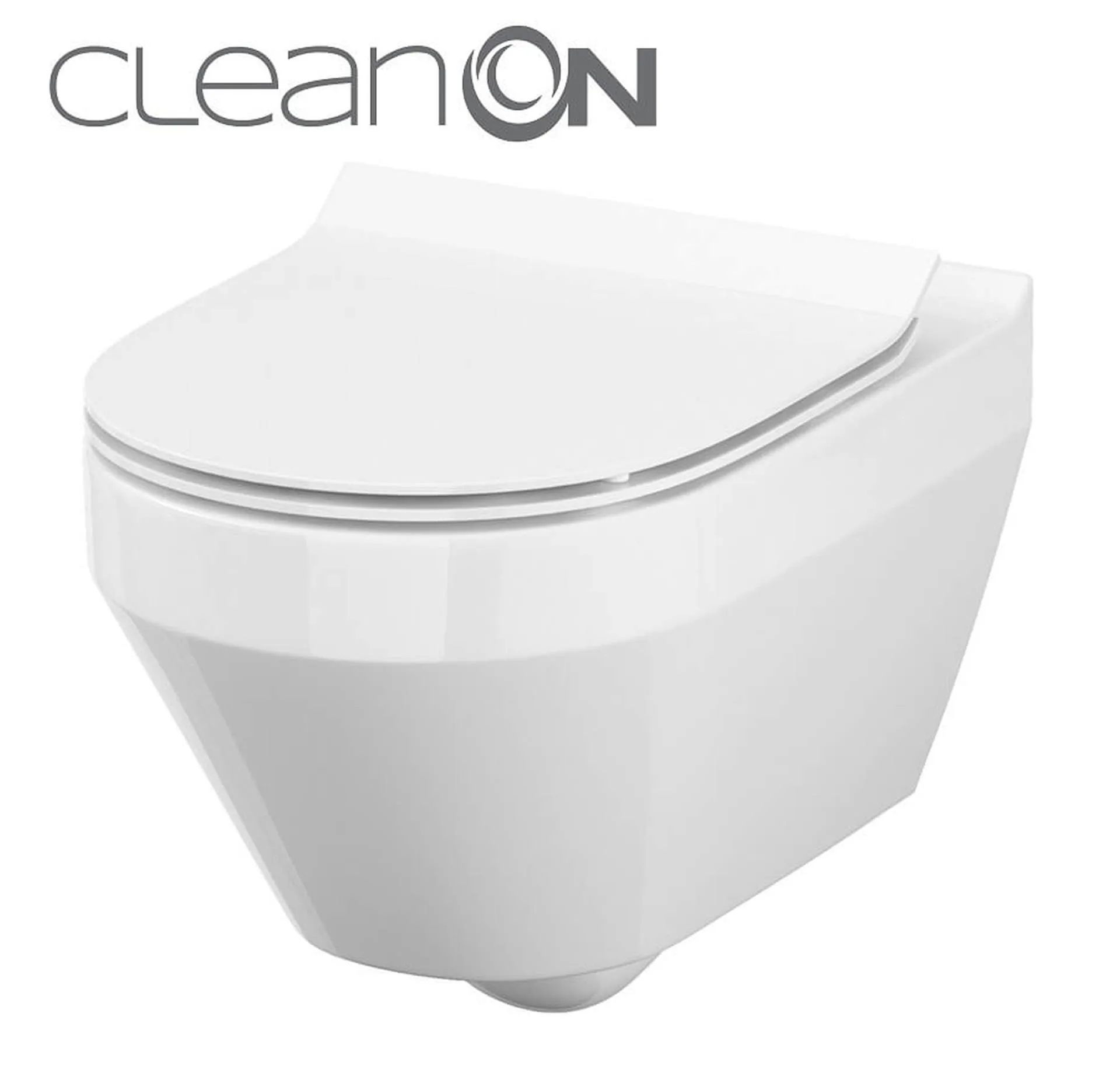 Miska WC wisząca Cersanit Crea Cleanon z deską wolnoopadającą duroplast S701-212