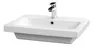 Umywalka meblowa  Cersanit Colour 61x45 cm prostokątna biały połysk K103-007