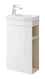 Szafka łazienkowa pod umywalkę Cersanit Smart 40 cm biały połysk S568-022