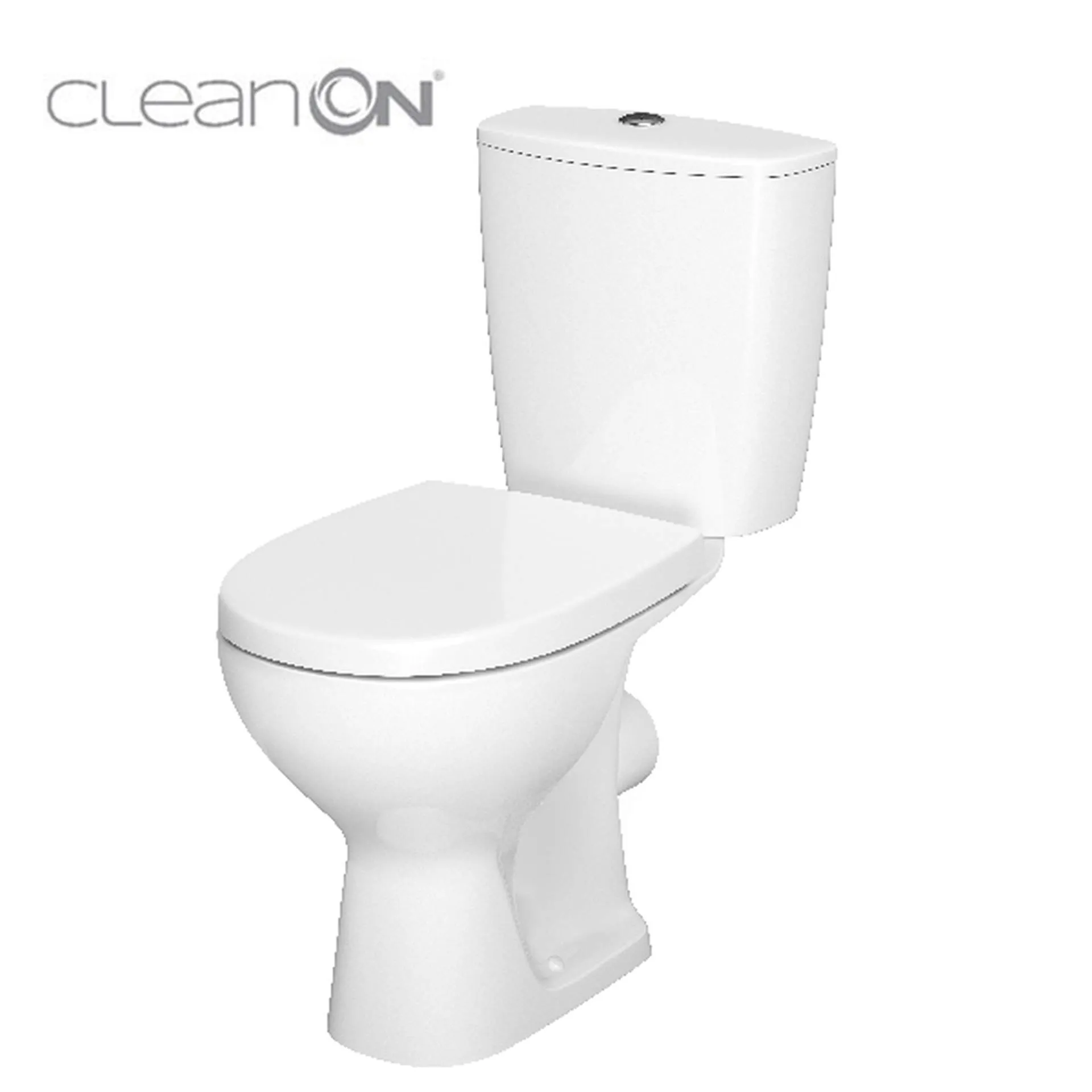 Kompakt WC Cersanit Arteco Cleanon z deską duroplast wolnoopadającą K667-056