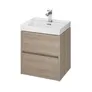 Szafka łazienkowa pod umywalkę Cersanit Crea 50 cm jasne drewno S924-007