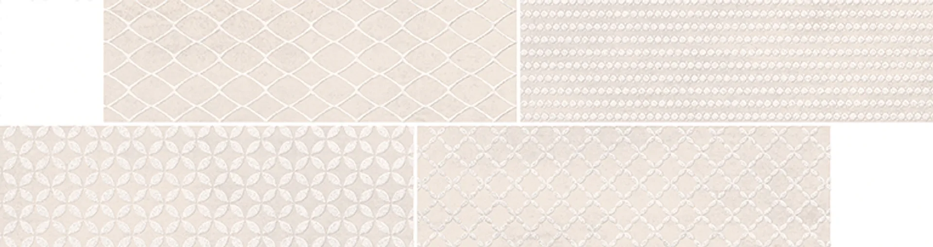 Mozaika Sandy Island cream mat rectified 14,4x54,2 Opoczno