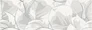 Dekor Flower Cemento white inserto mat rectified 24x74 Opoczno