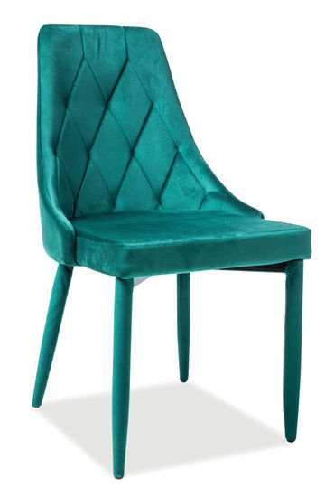 Krzesło Trix Velvet Bluvel 78 Zielone